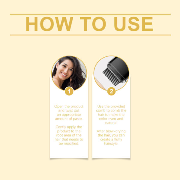 Light Brown Root Touch-Up Stick – Gray Hair Concealer - Image 3