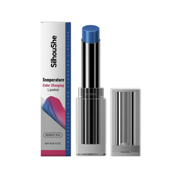 Midnight Blue Color Changing Lipstick with Vitamin E